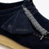 Wallabees pour homme en daim bleu marine Wallabees pour homme en daim bleu marine