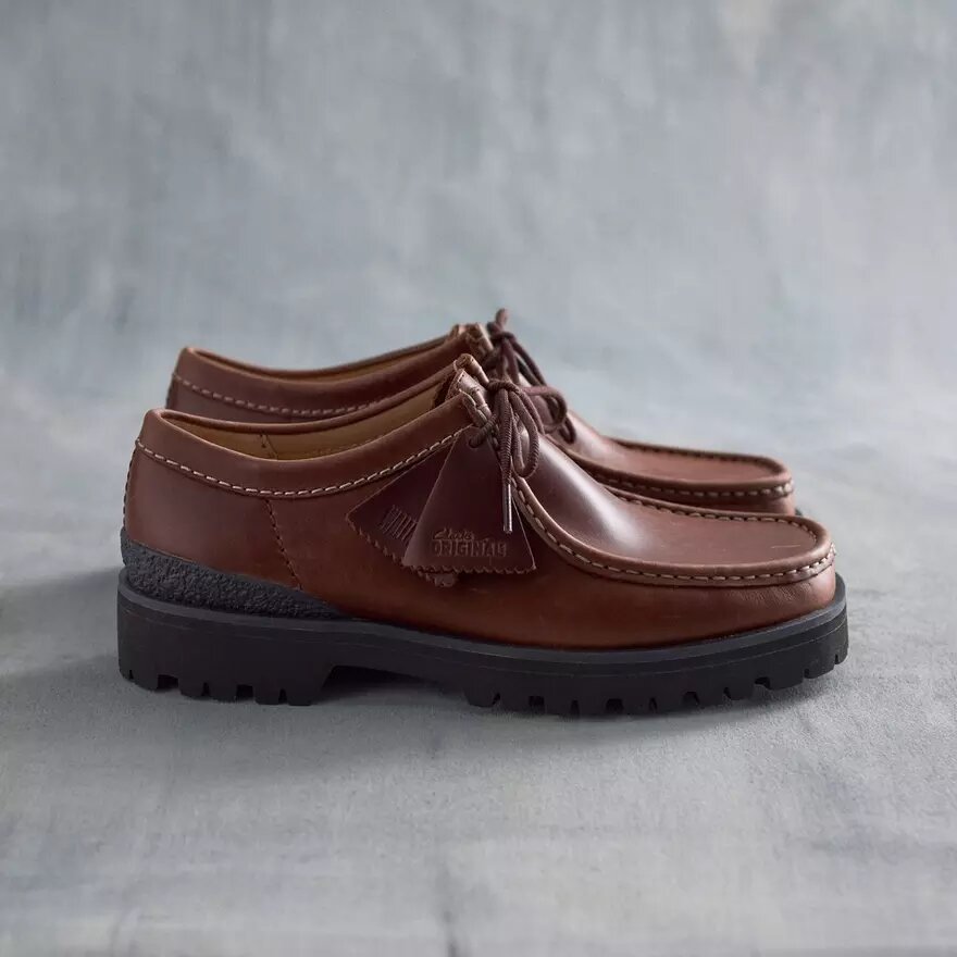 Wallabees Walla Yukoner en cuir marron pour homme Wallabees Walla Yukoner en cuir marron pour homme