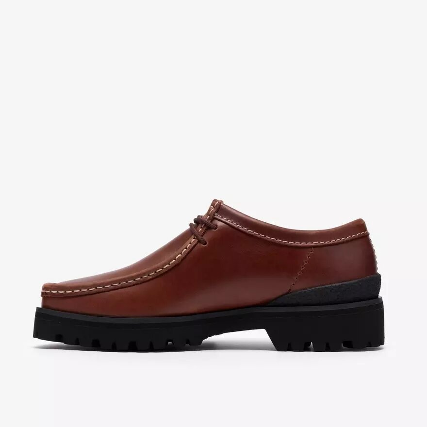 Wallabees Walla Yukoner en cuir marron pour homme Wallabees Walla Yukoner en cuir marron pour homme