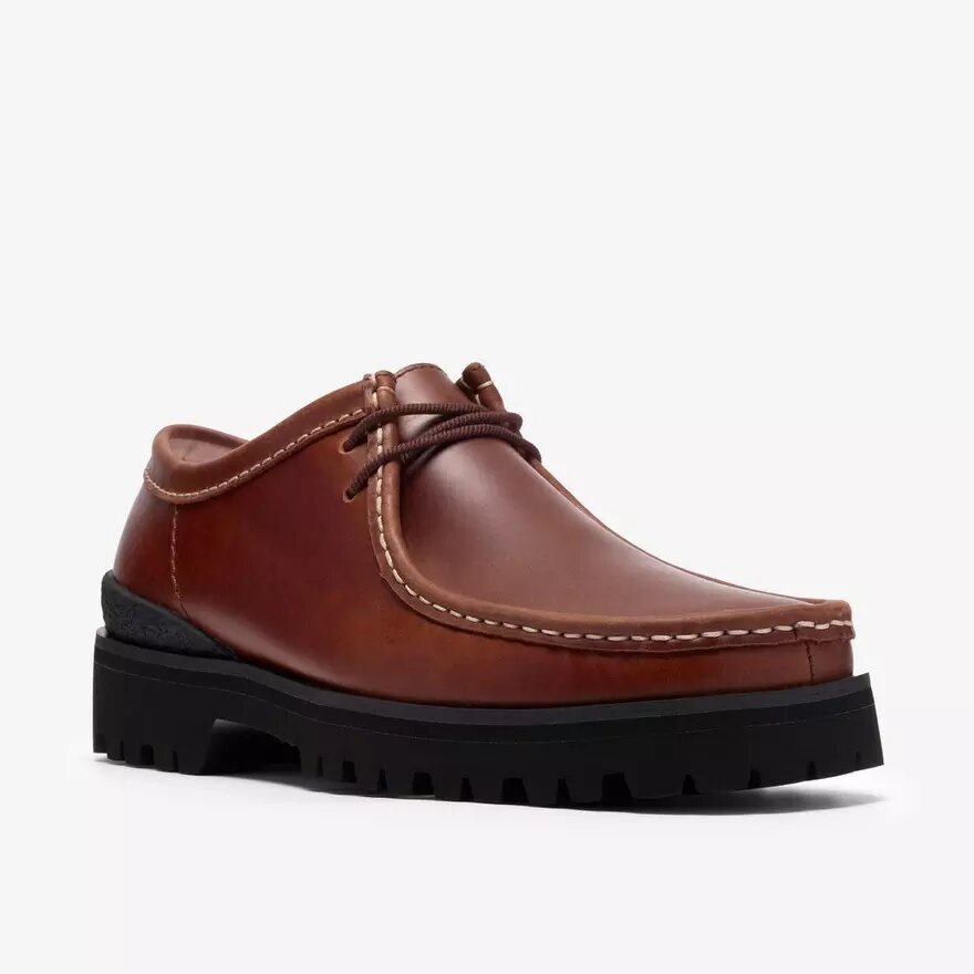 Wallabees Walla Yukoner en cuir marron pour homme Wallabees Walla Yukoner en cuir marron pour homme