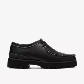Wallabees Walla Yukoner en cuir noir pour homme