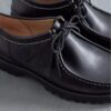 Wallabees Walla Yukoner en cuir noir pour homme Wallabees Walla Yukoner en cuir noir pour homme