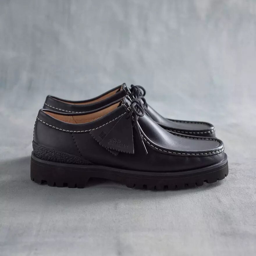 Wallabees Walla Yukoner en cuir noir pour homme Wallabees Walla Yukoner en cuir noir pour homme