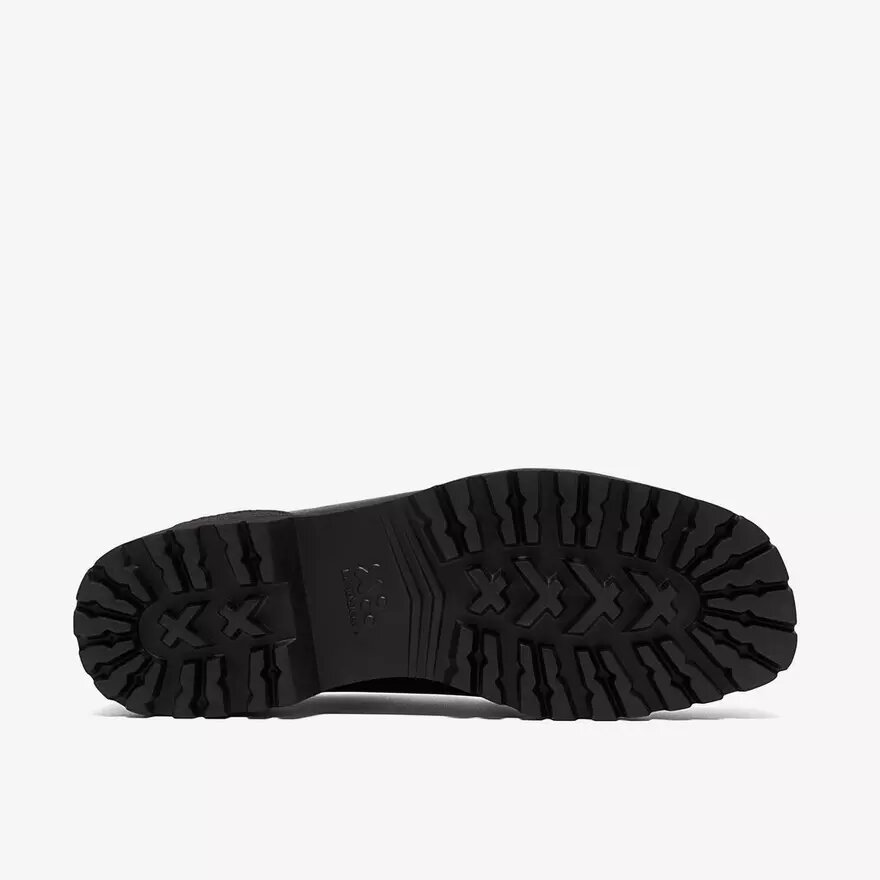Wallabees Walla Yukoner en cuir noir pour homme Wallabees Walla Yukoner en cuir noir pour homme
